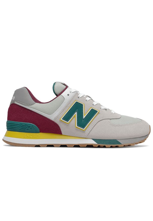 New Balance ML574PR2. Materiał: zamsz, materiał, syntetyk. Szerokość cholewki: normalna. Model: New Balance 574. Sport: turystyka piesza