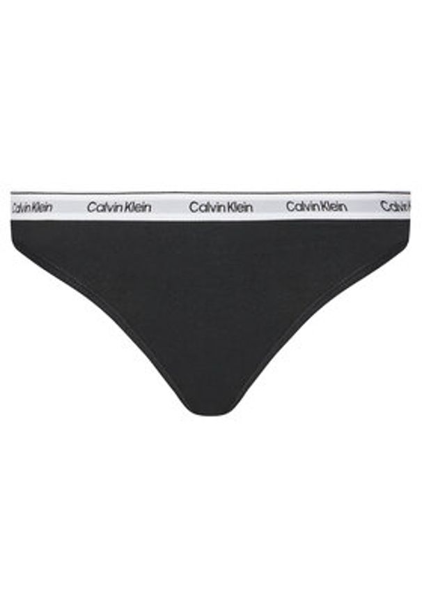 Calvin Klein Underwear Komplet 3 par stringów 000QD5209E Kolorowy. Materiał: bawełna. Wzór: kolorowy
