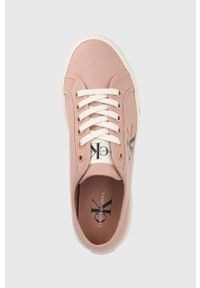 Calvin Klein Jeans tenisówki ESS VULC MONO W damskie kolor różowy. Kolor: różowy. Materiał: poliester, guma #2