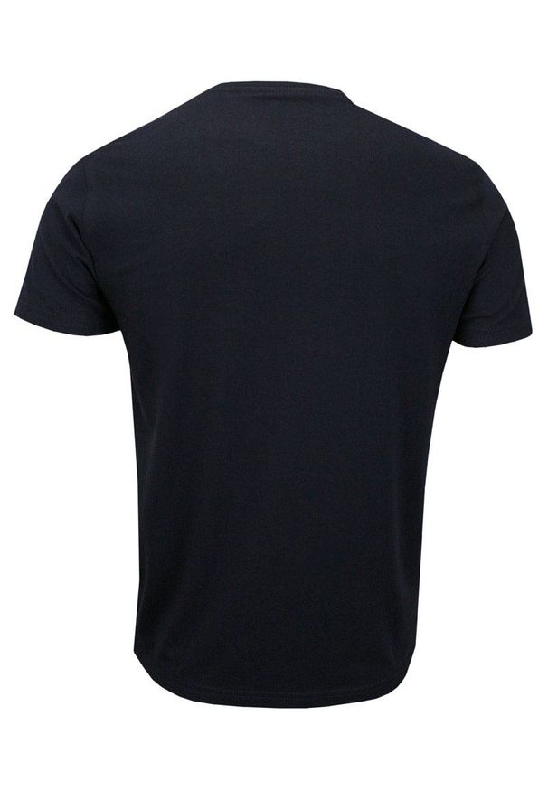 Granatowy T-shirt Męski, Krótki Rękaw -Just Yuppi- Koszulka, z Nadrukiem, w Napisy, Originals. Okazja: na co dzień. Kolor: niebieski. Materiał: bawełna. Długość rękawa: krótki rękaw. Długość: krótkie. Wzór: nadruk. Styl: casual