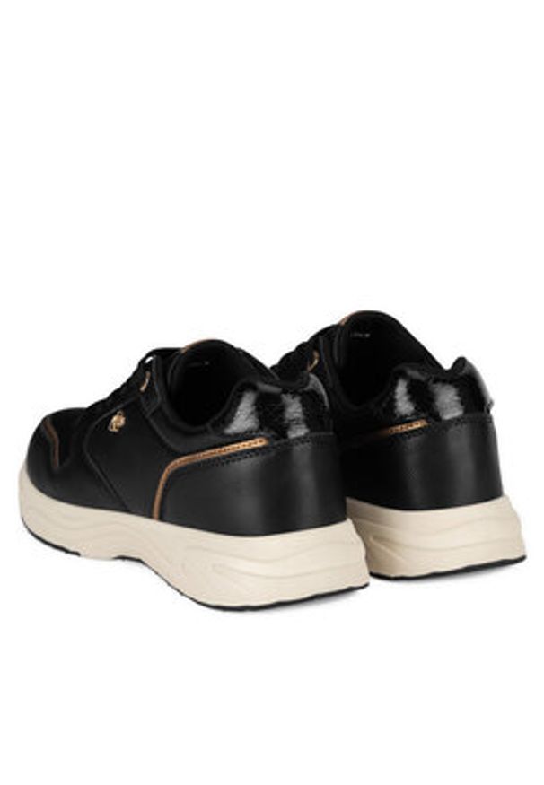 MEXX Sneakersy MI001009143W Czarny. Kolor: czarny. Materiał: skóra