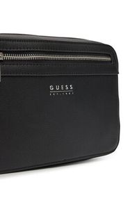 Guess Kosmetyczka PMLOPU P5239 Czarny. Kolor: czarny. Materiał: skóra