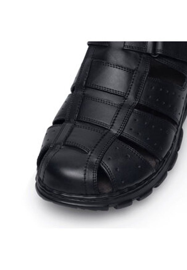 Lasocki Sandały TEDD-07 MI25 Czarny. Kolor: czarny. Materiał: skóra