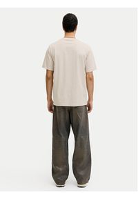 Jack & Jones T-Shirt Frank 12288092 Beżowy Relaxed Fit. Kolor: beżowy. Materiał: bawełna #7