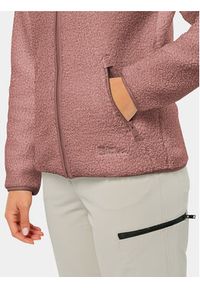 Jack Wolfskin Polar High Curl Jacket 1708732 Różowy Regular Fit. Kolor: różowy. Materiał: syntetyk, polar