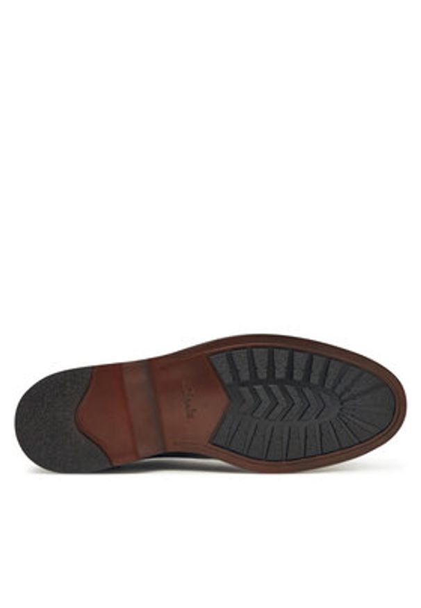 Clarks Półbuty Aldwin Lace 26183981 Czarny. Kolor: czarny. Materiał: skóra