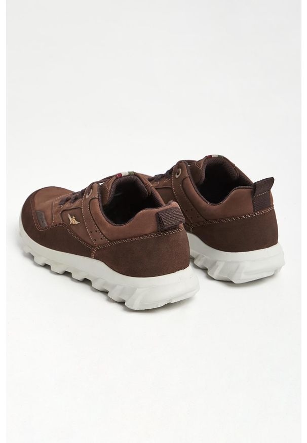 Aeronautica Militare - Sneakersy męskie zamszowe AERONAUTICA MILITARE. Materiał: skóra, zamsz