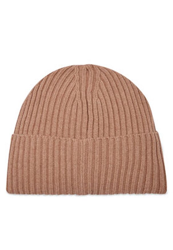 Calvin Klein Czapka Ck Must Logo Beanie K60K611401 Fioletowy. Kolor: fioletowy. Materiał: materiał