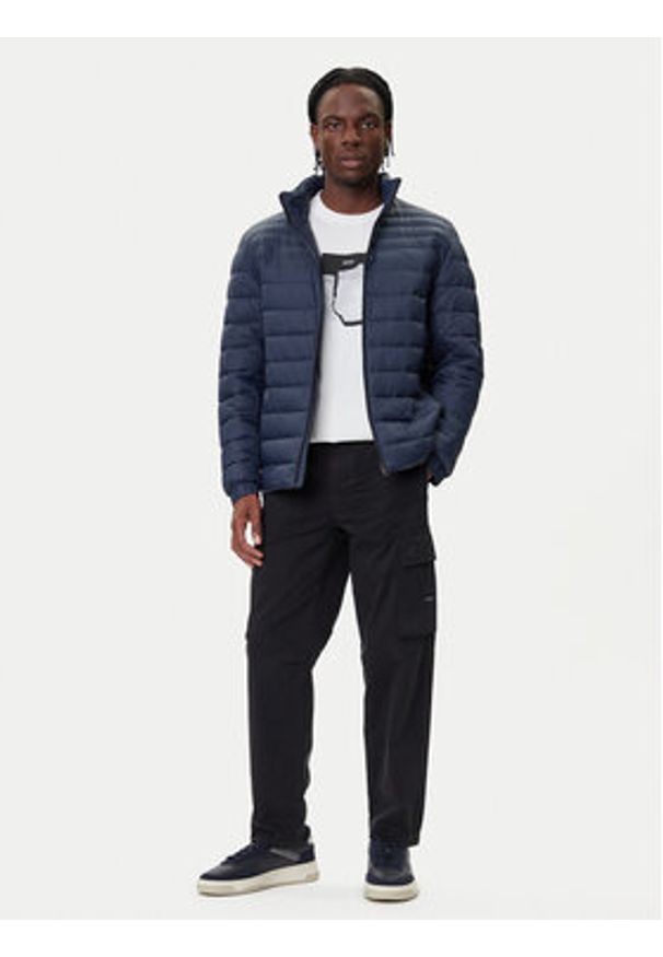 BOSS Kurtka zimowa Oden2 50549252 Granatowy Slim Fit. Kolor: niebieski. Materiał: syntetyk. Sezon: zima