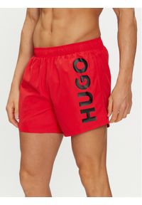 Hugo Szorty kąpielowe Abas 50513979 Czerwony Regular Fit. Kolor: czerwony. Materiał: syntetyk