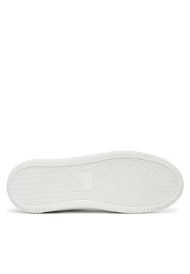 Love Moschino - LOVE MOSCHINO Sneakersy JA15505G0MIAP10A Biały. Kolor: biały. Materiał: skóra