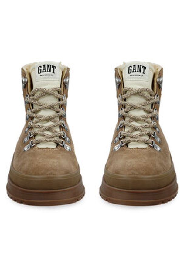 GANT - Gant Trapery 31543082 Brązowy. Kolor: brązowy. Materiał: zamsz, skóra