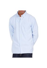 Koszula DC Shoes Oxford, Mężczyźni. Kolor: niebieski. Materiał: materiał, bawełna