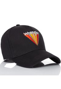 Wrangler - WRANGLER ARTWORK CAP BLACK W0M47U501. Wzór: aplikacja #4