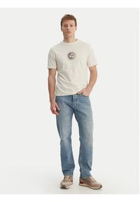 Napapijri T-Shirt S-Phos NP0A4G5A Écru Relaxed Fit. Materiał: bawełna #2