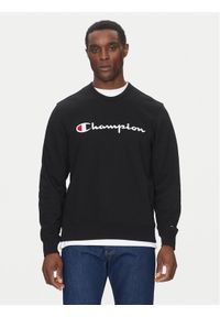 Champion Bluza 220727 Czarny Slim Fit. Kolor: czarny. Materiał: syntetyk