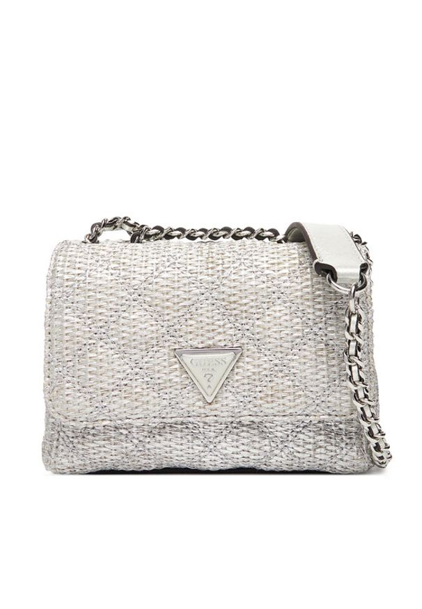 Guess Torebka Giully II Mini HWQM96 73740 Srebrny. Kolor: srebrny