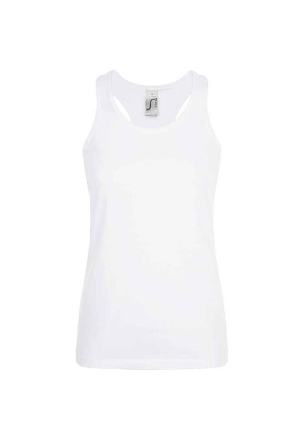 SOL'S - Tank Top Dla Pań I Panów Justin. Kolor: biały