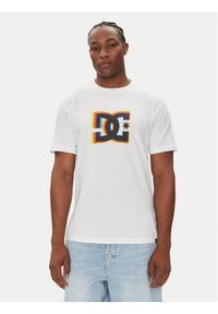 DC T-Shirt ADYZT05444 Biały Heritage Fit. Kolor: biały. Materiał: bawełna