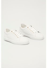 GANT - Gant Tenisówki skórzane damskie kolor biały. Nosek buta: okrągły. Zapięcie: sznurówki. Kolor: biały. Materiał: skóra #4