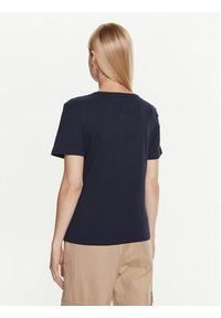 Tommy Jeans T-Shirt DW0DW14616 Granatowy Regular Fit. Kolor: niebieski. Materiał: bawełna