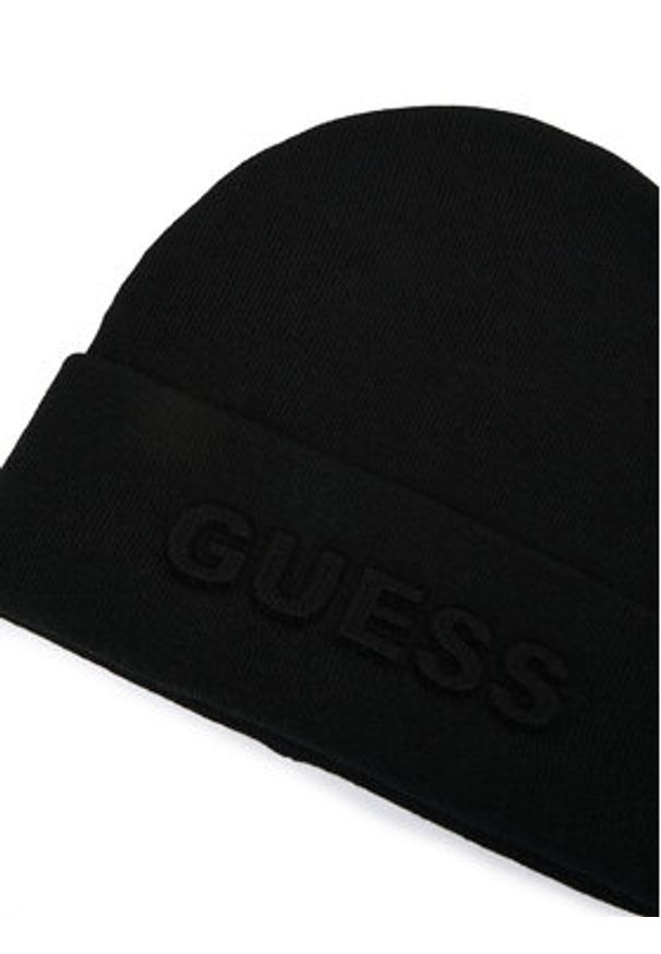 Guess Czapka AW5179 POL01 Czarny. Kolor: czarny. Materiał: materiał