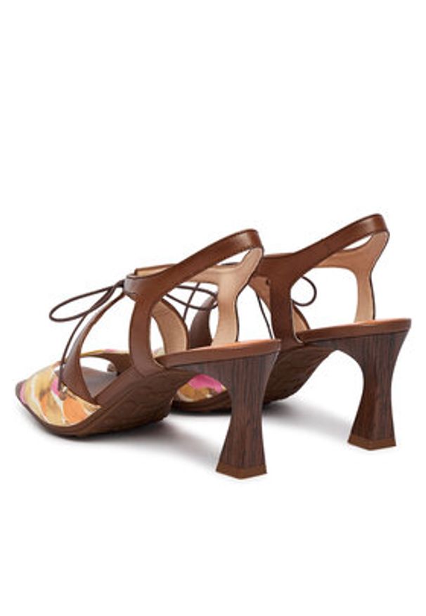 Hispanitas Sandały BHV264650 C001 Kolorowy. Materiał: skóra. Wzór: kolorowy