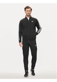 Adidas - adidas Bluza Essentials Warm-Up 3-Stripes H46099 Czarny Regular Fit. Kolor: czarny. Materiał: syntetyk #2