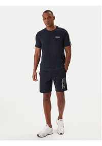 EA7 Emporio Armani T-Shirt 7M001476 AF10375 Niebieski Regular Fit. Kolor: niebieski. Materiał: bawełna #3