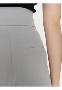 Maryley Spodnie materiałowe 24EB680/43LU Szary Wide Leg. Kolor: szary. Materiał: syntetyk #3
