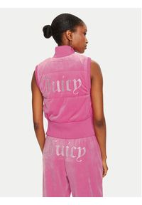 Juicy Couture Bezrękawnik Thunder JCOGL224555 Różowy Slim Fit. Kolor: różowy. Materiał: syntetyk. Długość rękawa: bez rękawów #5