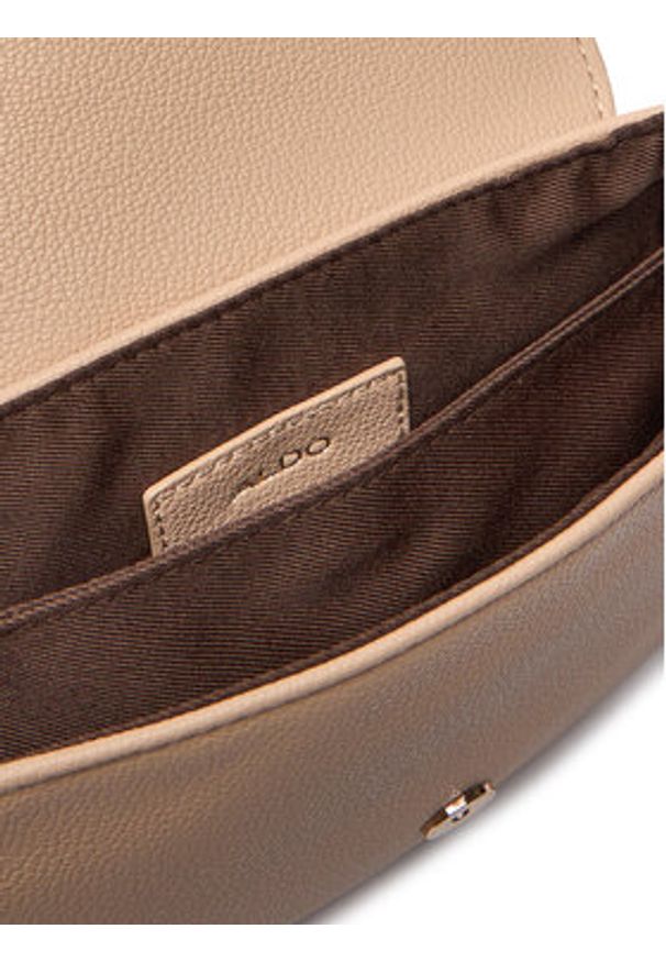 Aldo Torebka Riverly 14143642 Beżowy. Kolor: beżowy. Materiał: skórzane