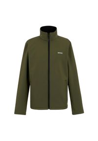 Regatta - Męski Softshell Cera V. Kolor: zielony. Materiał: softshell. Sport: turystyka piesza #1