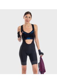 ALÉ CYCLING - Spodenki rowerowe damskie Alé GT 2.0 bibshorts. Kolor: czarny