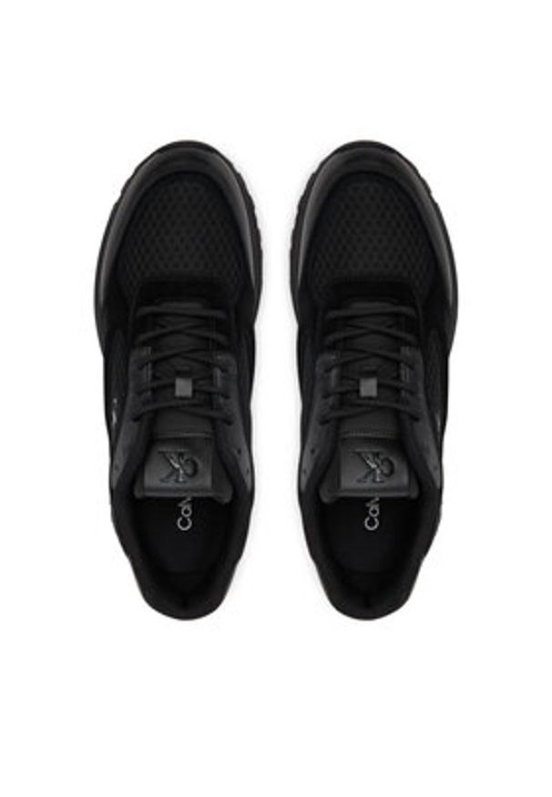 Calvin Klein Sneakersy Hike Runner YM0YM01379 Czarny. Kolor: czarny. Materiał: materiał