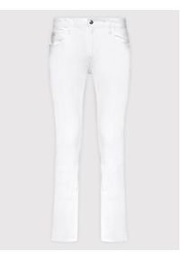Armani Exchange Jeansy 8NZJ13 Z1SBZ 1100 Biały Slim Fit. Kolor: biały