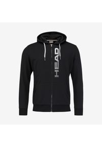 Head - Bluza z kapturem męska Club Fynn. Typ kołnierza: kaptur. Kolor: czarny. Materiał: bawełna, materiał, tkanina, poliester