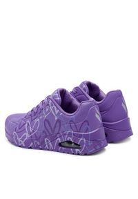 skechers - Skechers Sneakersy Uno - Spread the Love 155507/PUR Fioletowy. Kolor: fioletowy. Materiał: skóra #3