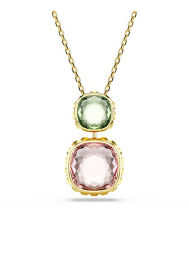 Swarovski Naszyjnik Chroma 5692496 Złoty. Materiał: metalowe. Kolor: złoty