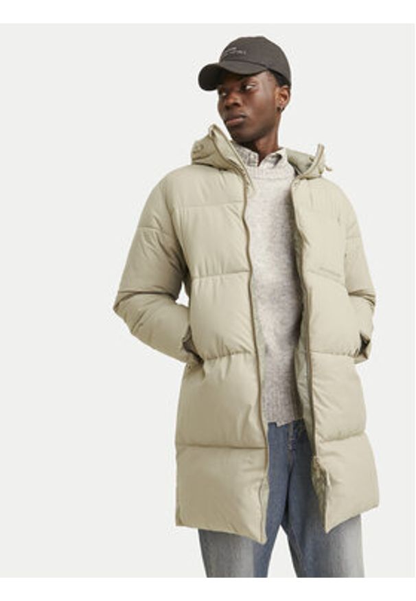 Jack & Jones - Jack&Jones Kurtka zimowa Vesterbro 12260440 Beżowy Regular Fit. Kolor: beżowy. Materiał: syntetyk. Sezon: zima