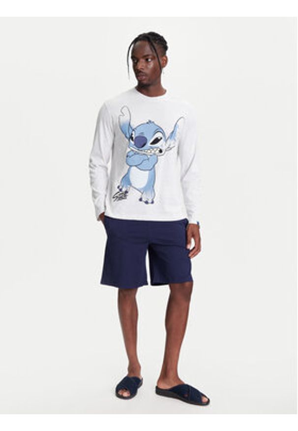 United Colors of Benetton - United Colors Of Benetton Szorty piżamowe 30964900D Granatowy Regular Fit. Kolor: niebieski. Materiał: bawełna