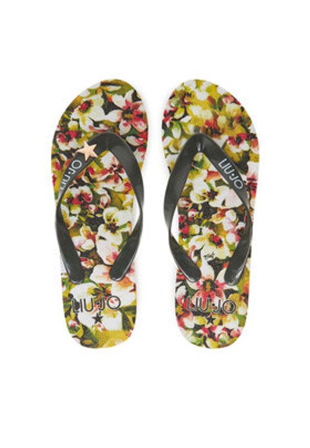 Liu Jo Japonki Ciabatta VA5188 E1005 Czarny. Kolor: czarny. Materiał: syntetyk