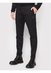 BOSS - Boss Spodnie dresowe Lamont 82 50467130 Czarny Regular Fit. Kolor: czarny. Materiał: bawełna, dresówka