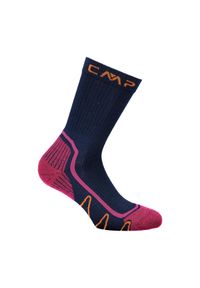 Skarpety trekkingowe CMP POLY MID. Kolor: czerwony. Sport: outdoor, turystyka piesza