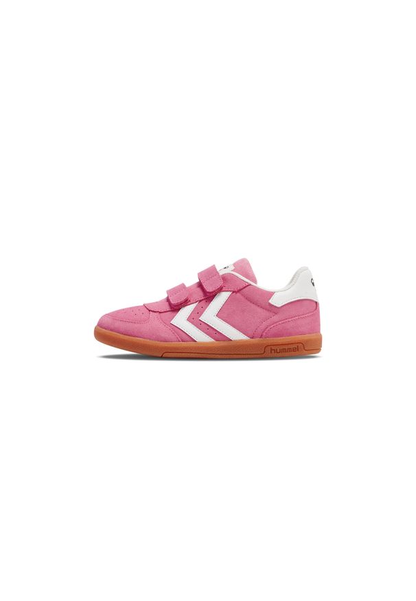 Sneakersy dla dzieci Hummel Victory Suede II. Okazja: na co dzień. Kolor: różowy. Sport: fitness