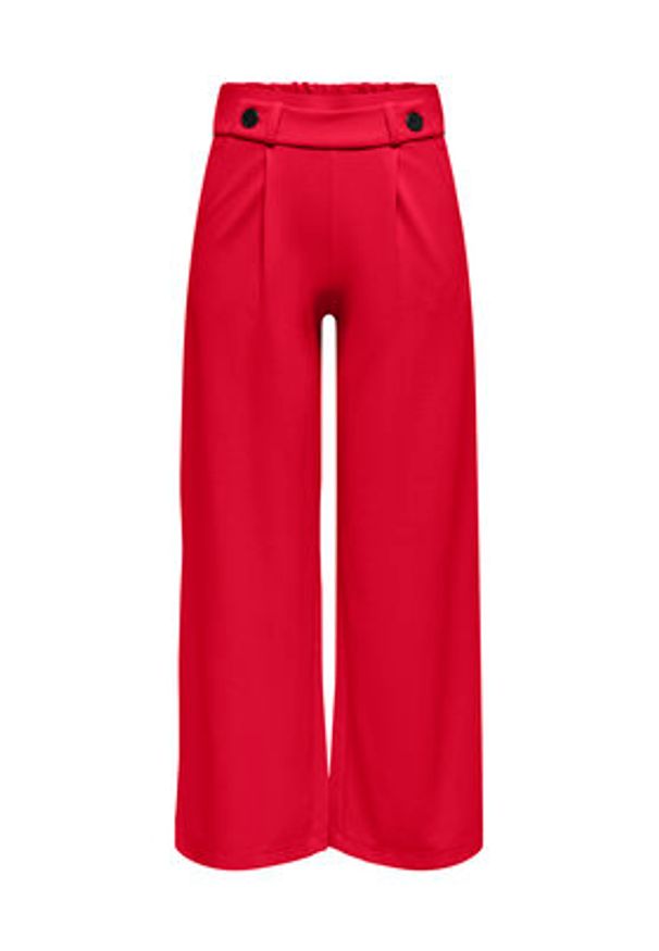 JDY Spodnie materiałowe Geggo 15208430 Czerwony Wide Leg. Kolor: czerwony. Materiał: syntetyk