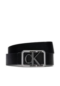Calvin Klein Jeans Pasek Męski Mono Pl Rev Lthr Belt 35Mm Ssnl K50K511519 Czarny. Kolor: czarny. Materiał: skóra #1