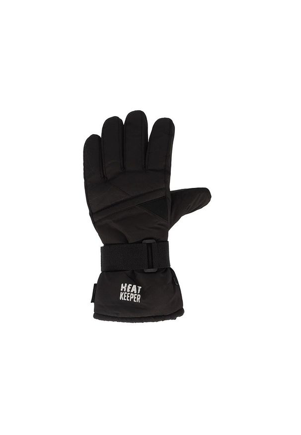 HEAT KEEPER - Rękawice snowboardowe Heatkeeper Pro czarne. Kolor: czarny. Sezon: zima. Sport: snowboard