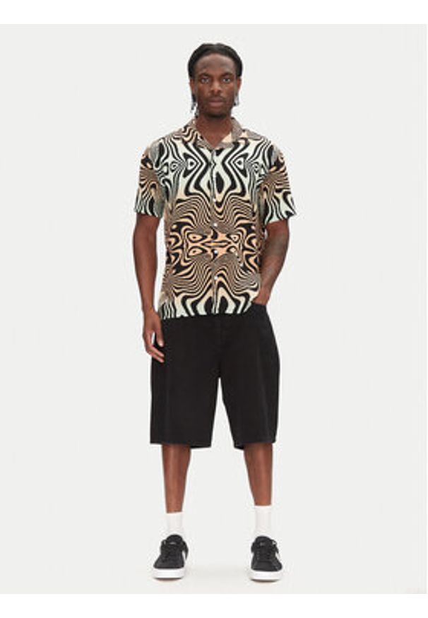 Volcom Koszula Filip Rygalski A0412506 Kolorowy Boxy Fit. Materiał: wiskoza. Wzór: kolorowy