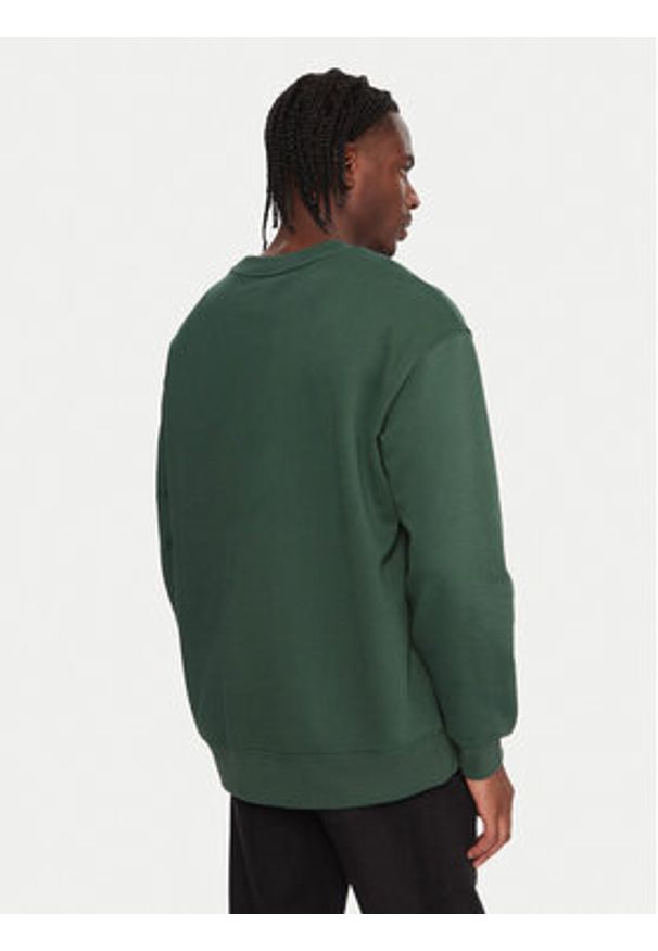 Quiksilver Bluza Dna EQYFT05120 Zielony Oversize. Kolor: zielony. Materiał: bawełna